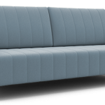 Диван "ХИЛТОН" (CATANIA DUSTY BLUE,CATANIA DUSTY BLUE,Бесцветный (Лак))