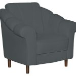 Кресло отдыха "Ника" Новое (CATANIA GRAPHITE,CATANIA GRAPHITE,Орех (Лак))