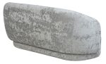 Диван "САВАЖ" (PLUSH SILVER,PLUSH SILVER) — изображение 4