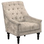 Кресло отдыха "ПРАДО" (PLUSH CREAM,PLUSH CREAM,Венге (Лак))