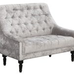 Диван "ПРАДО" (PLUSH SILVER,PLUSH SILVER,Венге (Лак))