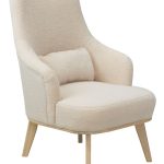 Кресло отдыха "Комфорт-5" Высокая спинка (BARNI CREAM,BARNI CREAM,Бесцветный (Лак))