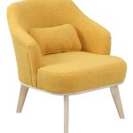 Кресло отдыха "Комфорт-5" Низкая спинка (BARNI CURCUMA,BARNI CURCUMA,Бесцветный (Лак))