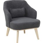 Кресло отдыха "Комфорт-5" Низкая спинка (BARNI GREY,BARNI GREY,Бесцветный (Лак))