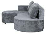 Мягкий угол "Каир" (Правый) (PLUSH GRAPHITE,PLUSH GRAPHITE) — изображение 3
