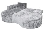Мягкий угол "Каир" (Правый) (PLUSH SILVER,PLUSH SILVER) — изображение 9