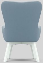 Кресло отдыха "Комфорт-7" (CATANIA DUSTY BLUE,CATANIA DUSTY BLUE,Снег (Лак)) — изображение 5