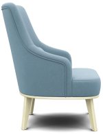 Кресло отдыха "Комфорт-5" Высокая спинка (CATANIA DUSTY BLUE,CATANIA DUSTY BLUE,Бесцветный (Лак)) — изображение 3
