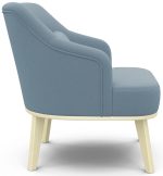 Кресло отдыха "Комфорт-5" Низкая спинка (CATANIA DUSTY BLUE,CATANIA DUSTY BLUE,Бесцветный (Лак)) — изображение 3
