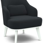 Кресло отдыха "Комфорт-5" Низкая спинка (CATANIA GRAPHITE,CATANIA GRAPHITE,Снег (Лак))