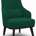 Кресло отдыха "Комфорт-5" Высокая спинка (CATANIA IZUMRUD,CATANIA IZUMRUD,Венге (Лак))