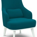 Кресло отдыха "Комфорт-5" Высокая спинка (CATANIA MENTHOL,CATANIA MENTHOL,Снег (Лак))