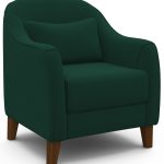 Кресло отдыха "Комфорт-4" (CATANIA IZUMRUD,CATANIA IZUMRUD,Орех (Лак))