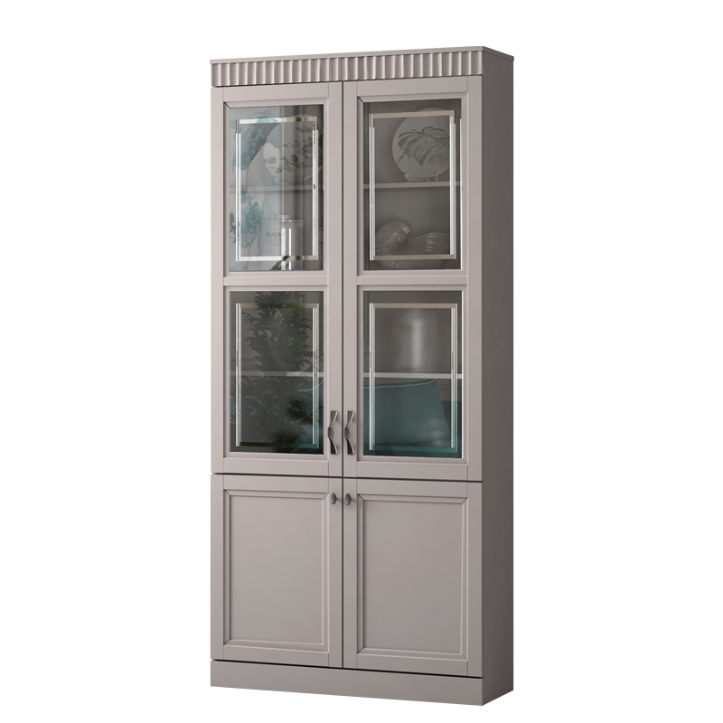 krt09pqpyzb095djx2guxsc1d6cdyxz6 "Нельсон" №954 Шкаф для книг 2-дверный, серый камень — изображение 1